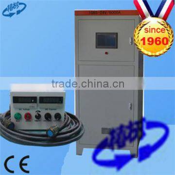 Low fault electropolishing rectifier equipment