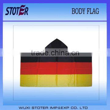Raincoat Flag With Cap for European Championship