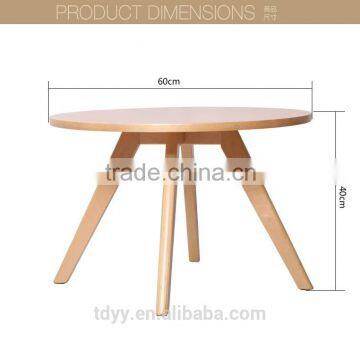 TDCT-60 Round Plywood Dining Room Cafe Table With Birch Veneer photo-6