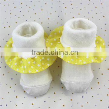 Custom fashionable pretty lace baby socks