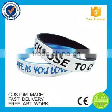 China best silicone wristbands bracelet supplier