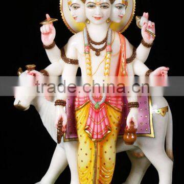 Lord Dattatreya Marble Statue