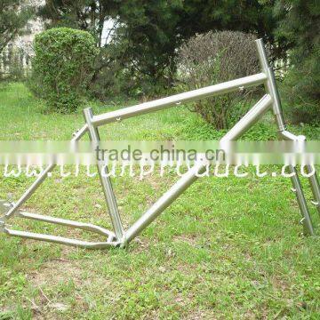 Gr.9 Titanium Fatbike Frame 135mm Rear Spacing/with Rack Mounts/Fender Mounts