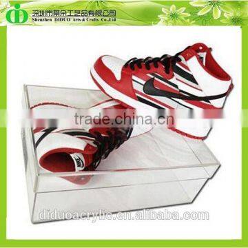 DDS-0018 Trade Assurance Shenzhen Factory Wholesale Clear Acrylic Shoe Display Box