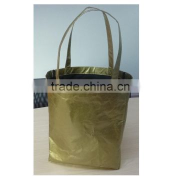 best quality dupont tyvek tote bag with lining by lamination machine