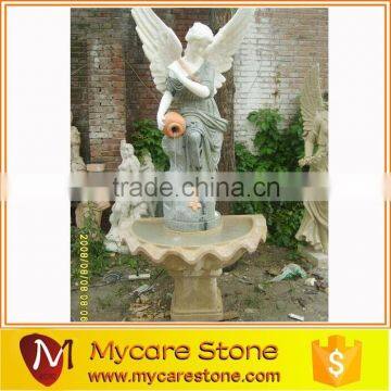 angel stone fountain ,garden ornament fountain