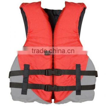 Top quality nice design neoprene nylon float jacket surfing parts for life jacket