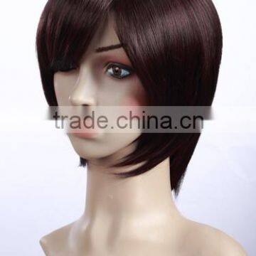 Wet and Wavy Cheap Lace Front Wig Short Wig Synthetic Bang Wholesale European Kosher Wig Distributor photo-4