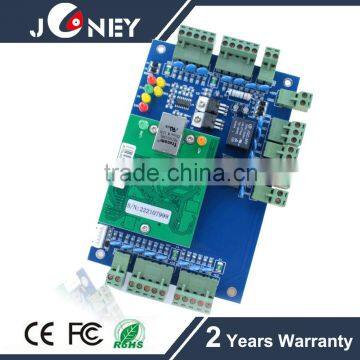 Double-door TCP/IP Network Access Control Board for 2 doors Support Mobile APP