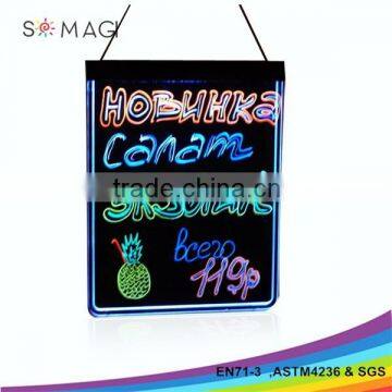 Alibaba express outdoor led restaurant menu board writing 2015 new products