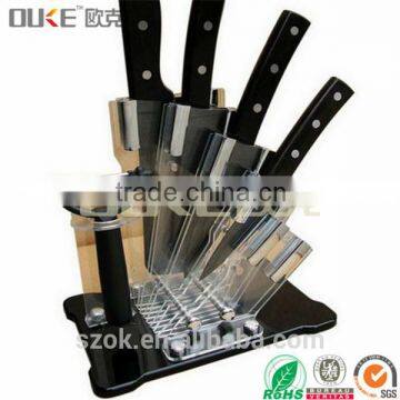 new prooduct hot sell customiozed Acrylic Knife Block