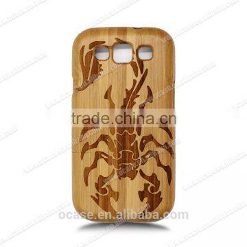 Wood bamboo phone case custom for samsung galaxy s3 case.