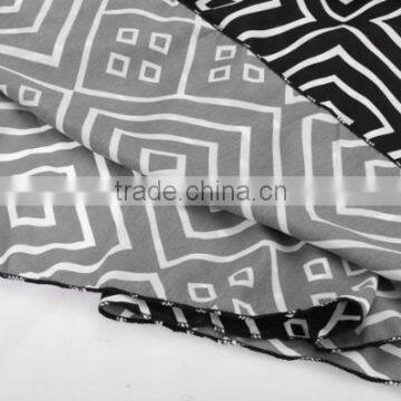 New Lady Women's Fashion Maxi Geometric Print Casual Long Pleated Party Skirt photo-4