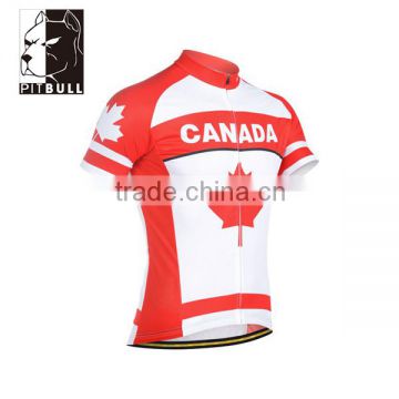 China short sleeves sublimation bicycle wear cycling jersey