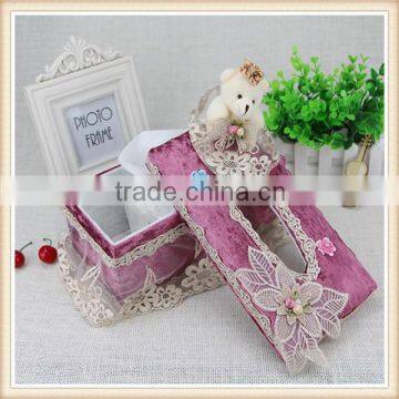 Beautiful Single Doll Bear Car Tissue Box photo-3