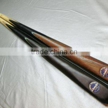 Classy complete one-pc snooker cue ash wood handmade snooker cue stick for sale 57inch