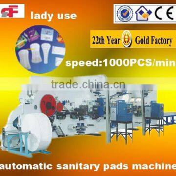 RF-HFD CE certification full-servo lady sanitary pads making machine