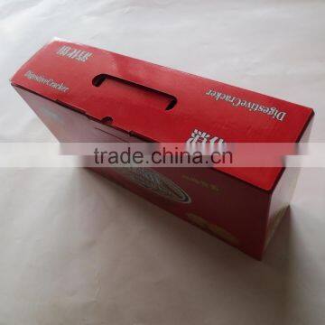 cracker box, biscuit box, cardboard food packaging box, corrugated box china wholesale