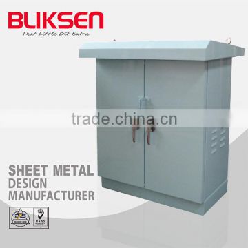 Sheet metal power distribution equipment waterproof outdoor wall cabinet