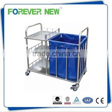 YXZ-016E CE,ISO!! New design hospital medical dressing trolley with linen bag