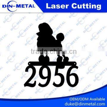 High Precision Cnc Laser Cutting Metal Number Letter Logo photo-3