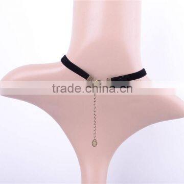 Li Bingbing Gothic Velvet Choker Necklace Female Necklace With Sun photo-4