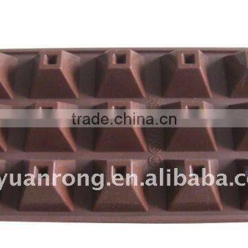 Silicone Chocolate Mould,3D filled with Chocolate Mold