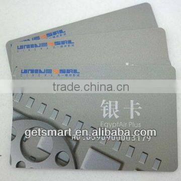 Gold supplier huaying getsmart free sample number Embossed Business Cards