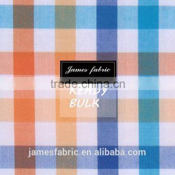 James 15/16 New Developed Colorful Check Poplin Soft Woven Cotton Fabric photo-2