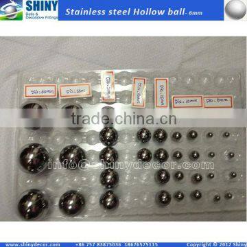 6mm stainless steel hollow ball