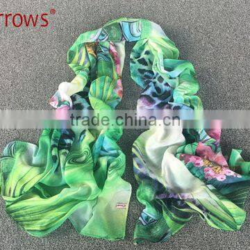 Fresh Orange Color Sexy Shawls and Scarf Stole for Young Girls and Office Ladies photo-2