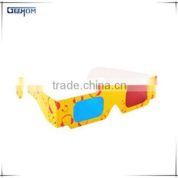 custom logo cheap disposable 3d paper diffraction glasses