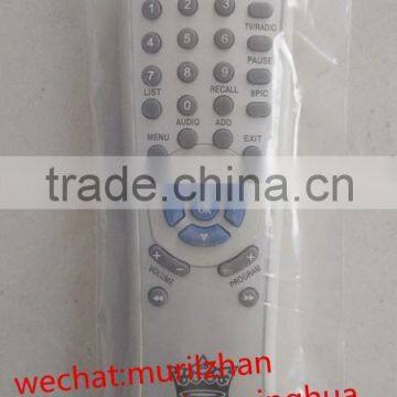 High Quality Gray 33 Keys TV REMOTE CONTROL KING SAT 9800i with Silvery PVC Cover