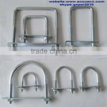 U shape metal pipe clamps u bolts