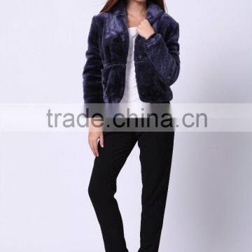 2016 PRETTY STEPS Winter Collections New Fashion Fur Women's Winter Over Coat photo-3