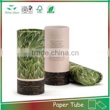 custom design offerset printing paper round cylinder paper gift tube