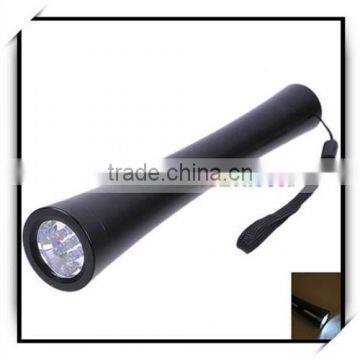 LT-C10+7 550 Lumens Long Range 3 Modes LED Light Aluminum Torch Flashlight Black