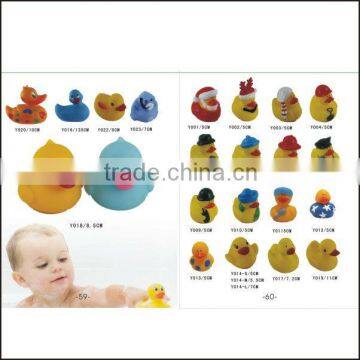 pvc chrismas duck toys