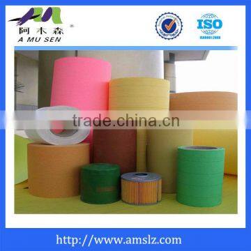 2016 China Amusen factory auto air filter paper wood pulp paper with high quality filter paper manufacturer