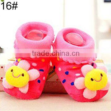 New Arrival Baby Boy Girl Anti Slip Boots Shoes Cartoon Animal 0-12 Months Newborn Cotton Socks photo-4