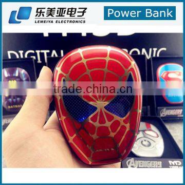 12000mah LOL Power Bank Portable Marvel Vengeance superhero Alliance Captain Charger for Cellphones