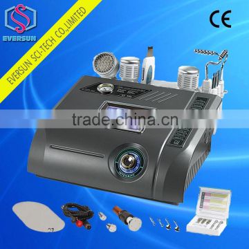 Multifunction Ultrasonic + Photon + Skin Scrubber + Hot & Cold Hammer + Diamond Microdermabrasion Machine 6 in 1 with CE