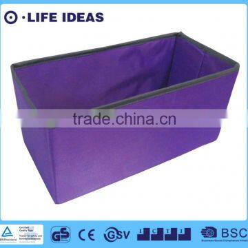 pure color printing 3 piece different sizes suit storage box purple