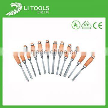 Safe grip 4PCS carton steel forged set wooden carving chisel set