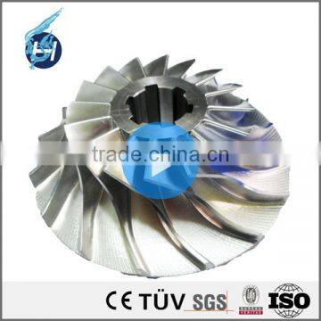 Customized Stainless Steel 304/3016/303 Submersible Double Drawing 85 mm Aluminium Centrifugal Fan Impeller With Welding Grindin