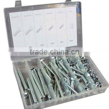 TC BV Certification 100pc Hardware Assorted High Tensile Bolt&Nut