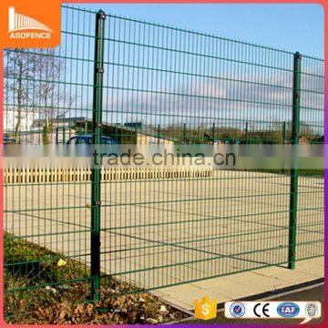 ornamental double loop wire fence double wire fence with powder painted surface