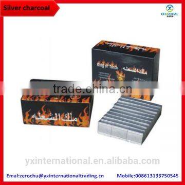 Hot selling hookah smoking energy silver shisha charcoal