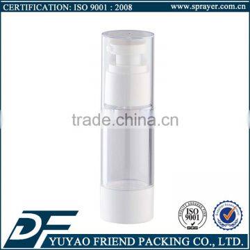 Personal Care Industrial Use Airless Cosmetic Bottles 30ml, Skin Serum Cosmetic Plastic Airless Bottle