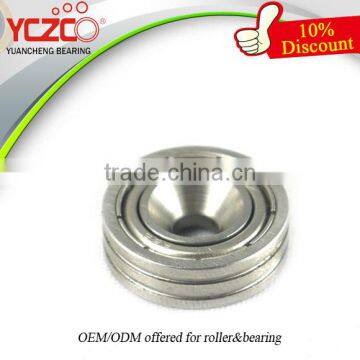 Sliding bearing ball with carbon steel